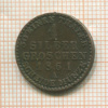 1 грош. Пруссия 1861г