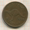 1 пенни. Австралия 1956г