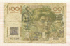 100 франков. Франция 1953г