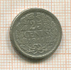 25 центов. Нидерланды 1911г