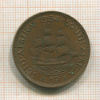 1 пенни. Южная Африка 1954г
