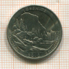 1/4 доллара. США 2010г