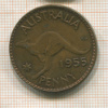 1 пенни. Австралия 1955г