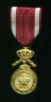 Золотая медаль ордена Короны. Бельгия
